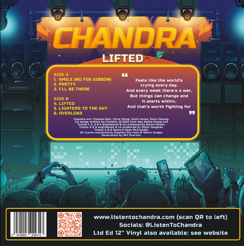 Lifted EP by Chandra (Double Wallet CD)
